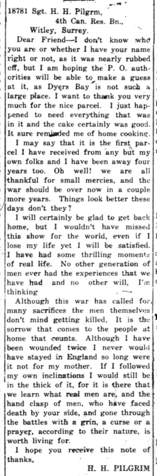 Canadian Echo Wiarton, October 2, 1918